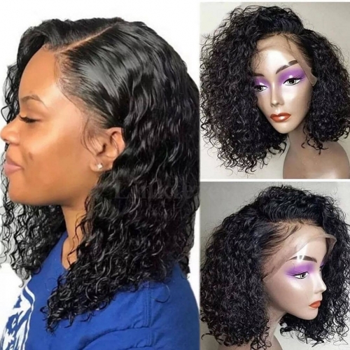 Spicyhair 12A180% density   Super Curly Bob Wig 100% Tangle Free Real Human Hair shipping free Selling directly from Factory via DHL 2-4 Days
