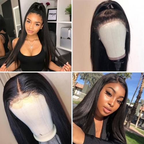 Spicyhair 180% densité Top qualité soyeux droite 13 * 6 Lace Front Wigs