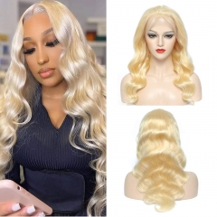 613 color 13*4  lace front wig body wave texture