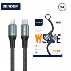 سلك شاحن شركة سينديم تايب سي الى لاينتينق بقوة 30 واط