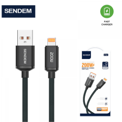 سلك شاحن شركة سينديم يو اس بي الى لاينتينق بقوة 200 واط