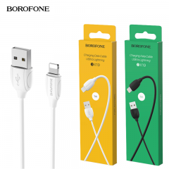 سلك شاحن من شركة بوروفون يو اس بي الى لايتنينق بطول1 متر