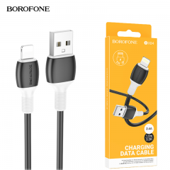 سلك شاحن من شركة بوروفون يو اس بي الى لايتنينق بطول1 متر