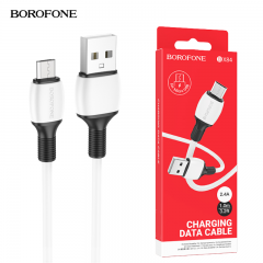 سلك شاحن من شركة بوروفون يو اس بي الى مايكرو بطول1 متر