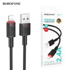 سلك شاحن من شركة بوروفون يو اس بي الى لايتنينق بطول1 متر