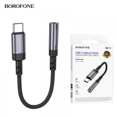 سلك من شركة بوروفون موصل صوت مقاس 3.5 مل الى تايب سي