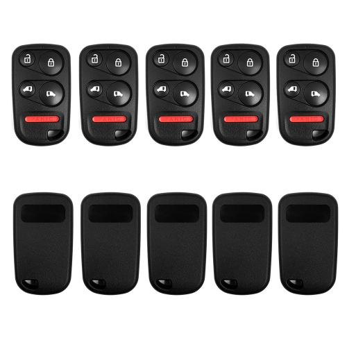 10pcs/lot Xhorse Universal 4+1 Buttons Remote Car Key for Honda HO Style VVDI2 MINI Programmer English Version