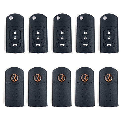 3 Buttons Universal Remote Key Fob Case for Mazda Style for Xhorse VVDI Key Tool
