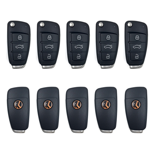Universal Remote Key Fob 3 Button for Audi A6L Q7 Style for Xhorse VVDI Key Tool
