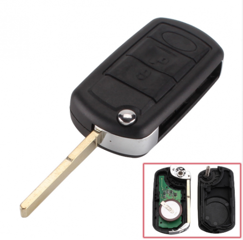 433MHz 3 Buttons Flip Folding Remote Control Key Remote Car Key Fob For RANGE ROVER Sport Land Rover Discovery 3