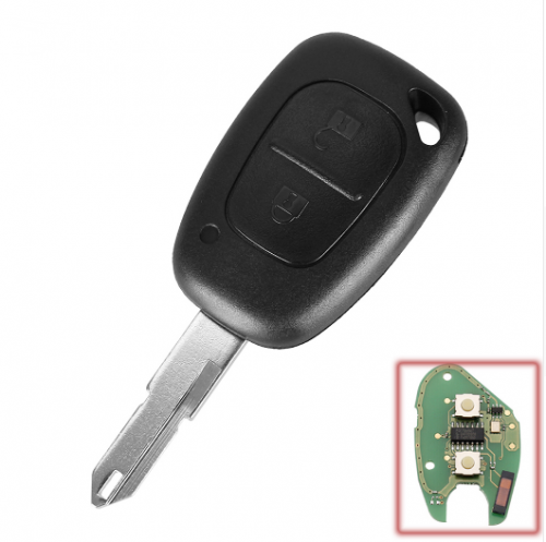 433MHZ 2 Buttons Car Remote Key For Renault CLIO SCENIC KANGOO PCF7946 Chip Remote Car Key Fob Case NE73 Blade