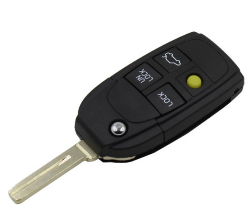 10 pcs New Modified 4 BUTTON REMOTE KEY FLIP KEY FOB CASE FOR VOLVO S40 V40 S70 C70 V70 S80