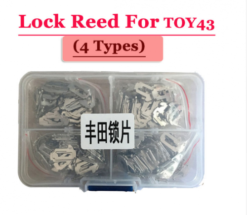 (100pcs/box )toy43 car lock reed locking plate for vw (each type 25pcs) Repair Kits