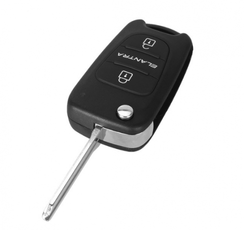 Remote Flip Folding Key Shell Case 3 Buttons For Hyundai ELANTRA Keyless Entry Fob Cover Car Alarm Housing