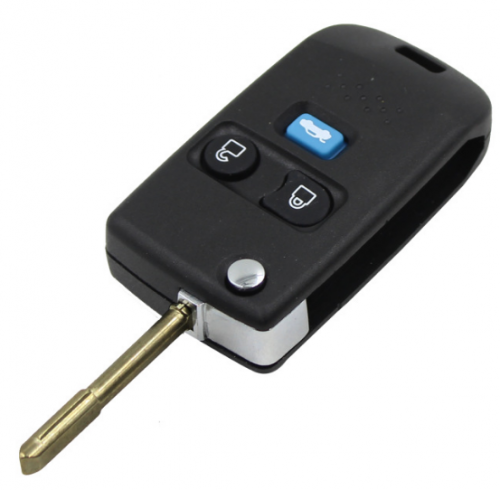 10 pcs  3 Buttons Remote Key Case Shell Fob Folding Flip For Ford Transit MK6 Connect Maverick