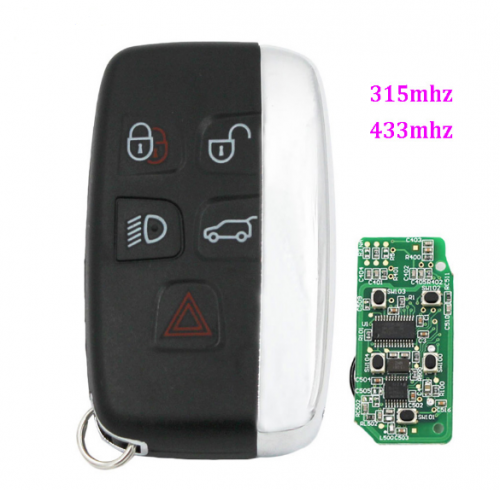 5 BUTTON SMART REMOTE KEY FOB 315mhz 434Mhz for Land Rover Range Rover Sport Evoque Vogue LR4 2010-2016 KOBJTF10A PCF7953 chip