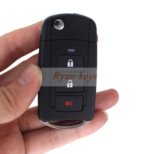 10pcs Replacement Modified Remote Key Shell Case For Toyota 3 Buttons Smart Key Case