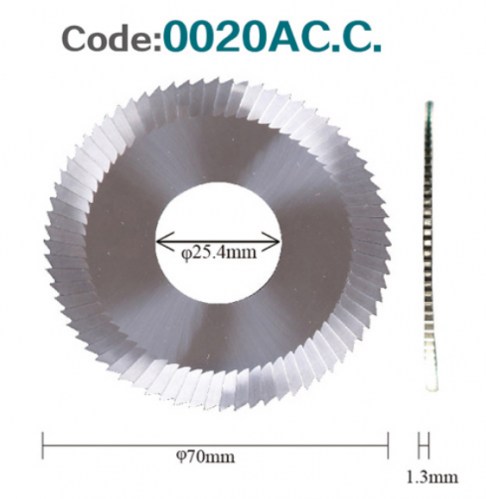 carbide face milling cutter 0020A C.C.for wenxing key cutting machines 100D.100E.100E1.100F.100F1 hard metal side milling cutter