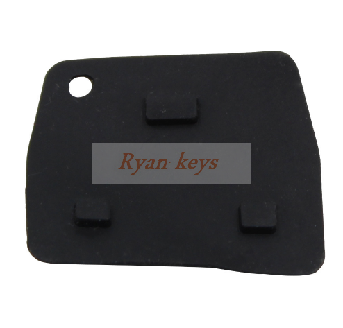 100pcs/lot Replacement Remote Key Silicon Rubber Pads 2 3 Buttons Car Key For Toyota Avensis Corolla Lexus RVA4