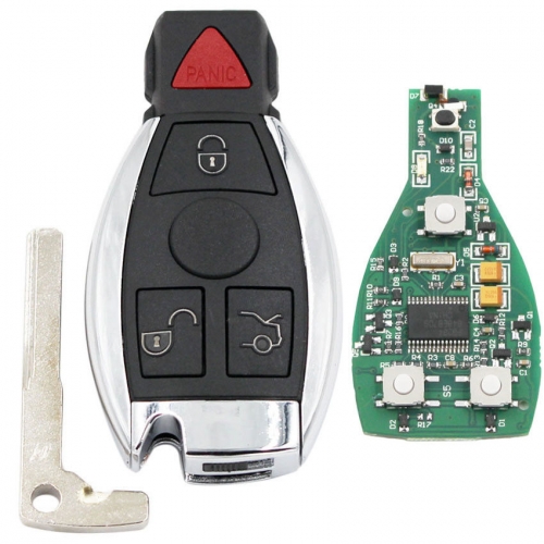 Smart Remote Key 3+1 Button 433mhz BGA style with Chip for Mercedes-Benz 2000+