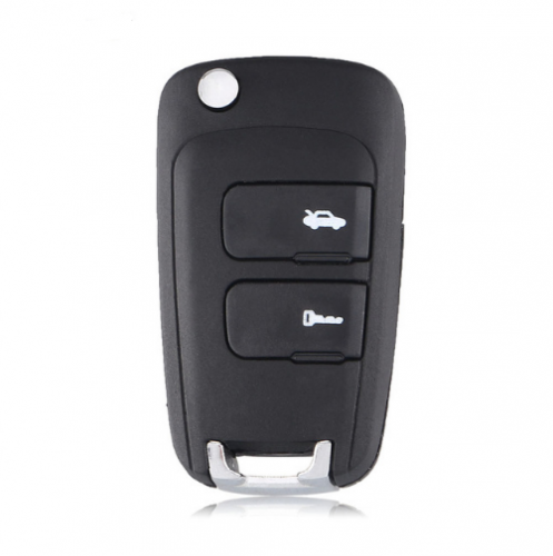 10pcs  2 Buttons Remote Flip Folding Car Key Shell Uncut Blade For Chevrolet Epica Key Case Car-styling