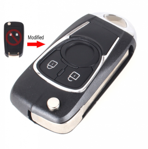 10pcs 2 Buttons Modified Flip Folding Remote car Key Shell Keyless Case For Chevrolet Epica Lova Cruze For Buick HU100 Blade