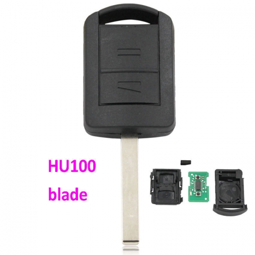 2 Button 433.92MHz Remote Key fob chip ID40 For Opel Holden Corsa Combo 5WK48669