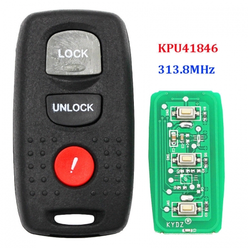 Remote key fob For Mazda 6 3 M3 M6 FCC ID: KPU41846 313.8MHZ 314MHZ 3 button