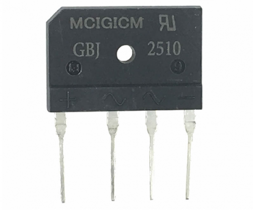 10 pcs MCIGICM 25A 1000V diode bridge rectifier gbj2510