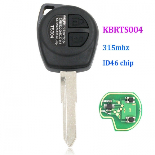 Keyless-Entry-Remote-key-2-Button-For-Suzuki-Swift-SX4-315MHZ-With-ID46-Chip