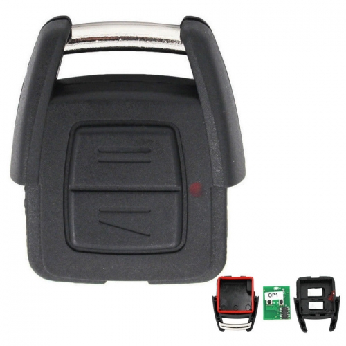 Alarm remote control key fob for Vauxhall Opel Vectra Zafira 2 Buttons 433.92MHz