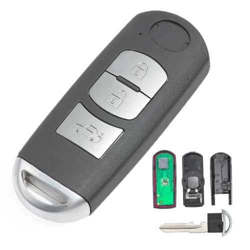 Genuine Remote Key Fob 3 Button 433Mhz ID83 for Mazda 3 6 FCC ID: SKE13E-01