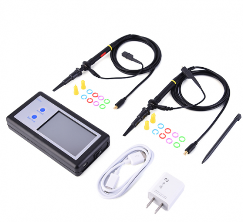 DSO602 Portable Digital Oscilloscope D602 200KHz Double Channel & 3.2 Inch LCD Touch Panel D602 Scopemeter