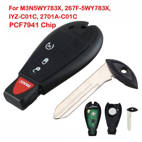 For Dodge Fobik Key Fob Keyless Remote Control Replacement