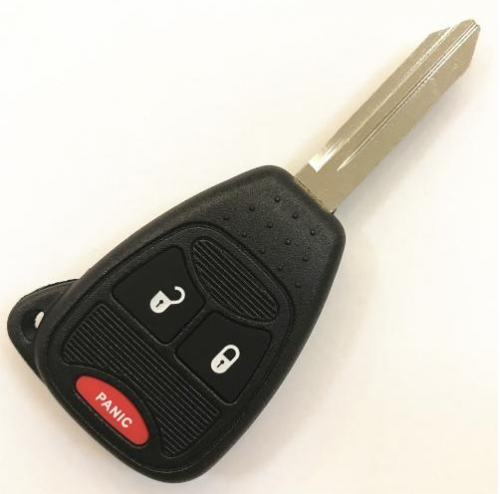 315 MHz 2+1 Buttons Remote Head Key for Dodge / Chrysler 2004-2007 - M3N5WY72XX