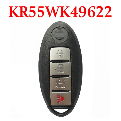 315 MHz 3+1 Buttons Smart Proximity Key for Nissan / Inifiniti - KR55WK49622/ KR55WK48903