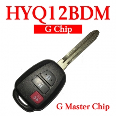 2+1 Buttons 315 MHz Remote Head Key for Toyota Prius 2012-2016 - HYQ12BDM (G Chip)