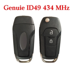 Genuine 2 Buttons 434 MHz Flip Remote Key for Ford 2015+ ID49  FCC ID : EB3T-15K601-BA