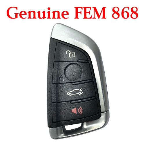 Original 4 Buttons 868 MHz Smart Proximity Key for BMW FEM