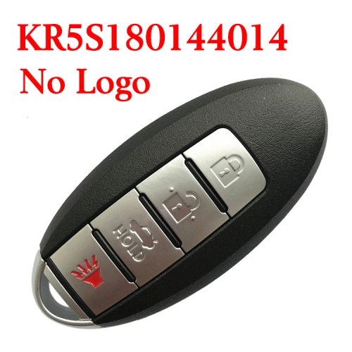434 MHz 3+1 Buttons Smart Proximity Key for Nissan Altima Maxima 2016-2018 - KR5S180144014 (Without Logo)