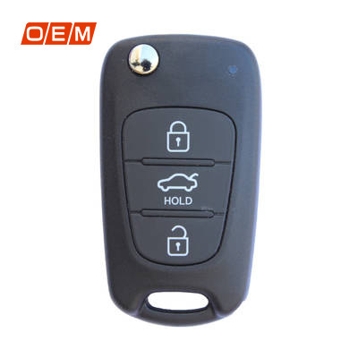 3 Buttons Genuine Flip Remote Key 2012 433MHz 95430-1M250 for KIA Cerato