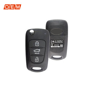 3 Button Genuine Flip Remote Key 2013 433MHz 95430-3X100 for Hyundai Elantra