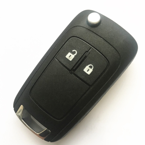 2 Buttons 434 MHz Flip Remote Key for Opel PCF7937E ID46 with Logo