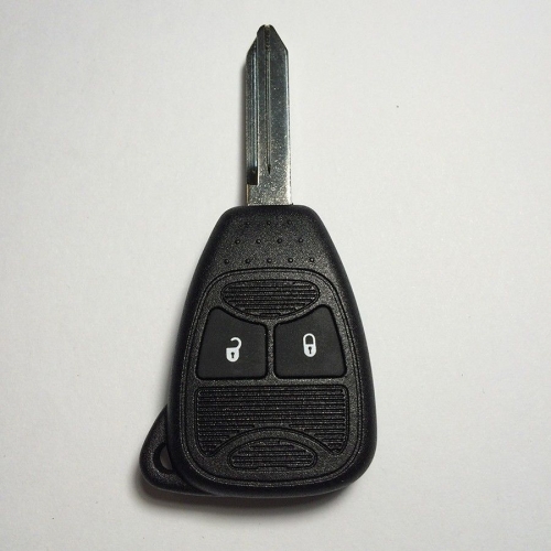 New Remote Key 2 Button 433 MHz w/ Chip ID46 fit for Chrysler Dodge Jeep FCC OHT