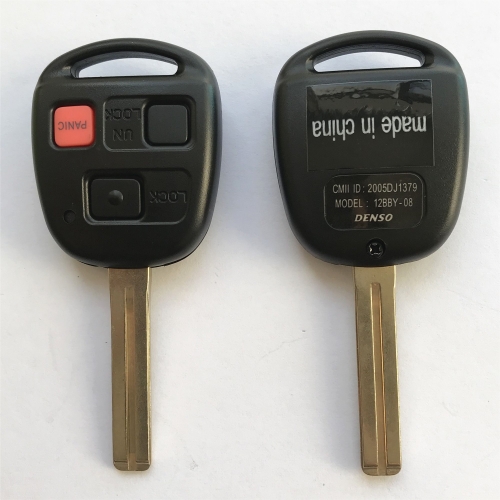 3 Buttons 315 MHz Remote Key for Toyota Land Cruiser - HYQ1512V