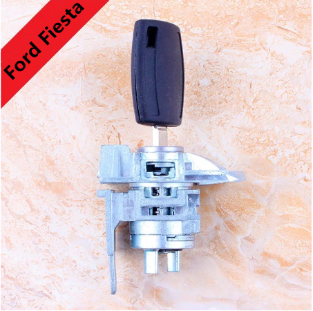 For Ford Fiesta Front Car Door Lock Cylinder With One Key,Auto Locks Cylinder For Car Lock Reparing