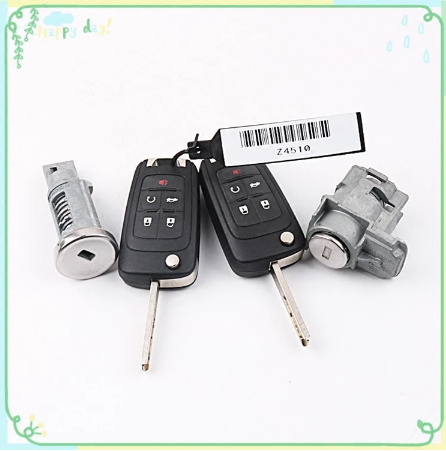 For Buick New LaCrosse Car Lock Cylinders Full Set,Ignition And Door Locks Cylinder for locksmith with two keys