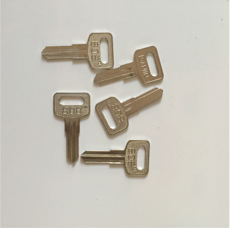 Left Slot A073 Empty Key Blank For Drawer Lockers 7.1mm Width Blank Keys[10pcs/lot]