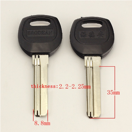 (15pcs/lot) B062 right slot anti-theft House Door Key blanks Locksmith Supplies brass home Blank Keys(15pcs/lot)