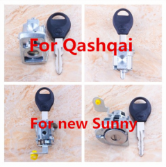 Left Car Door Lock Cylinder For Nissan New Sunny And Qashqai